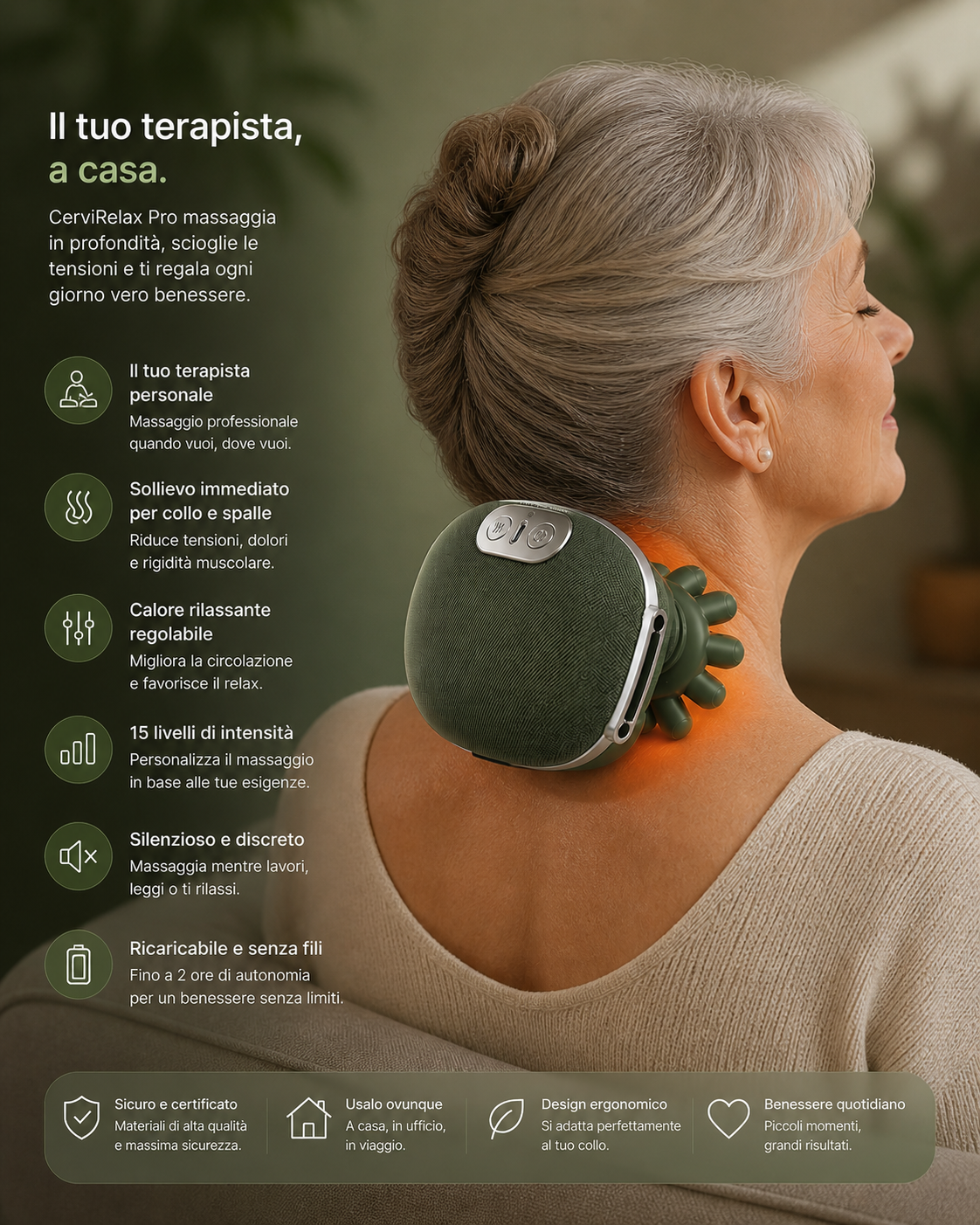Cervirelax - Il Massaggiatore professionale per collo e articolazioni