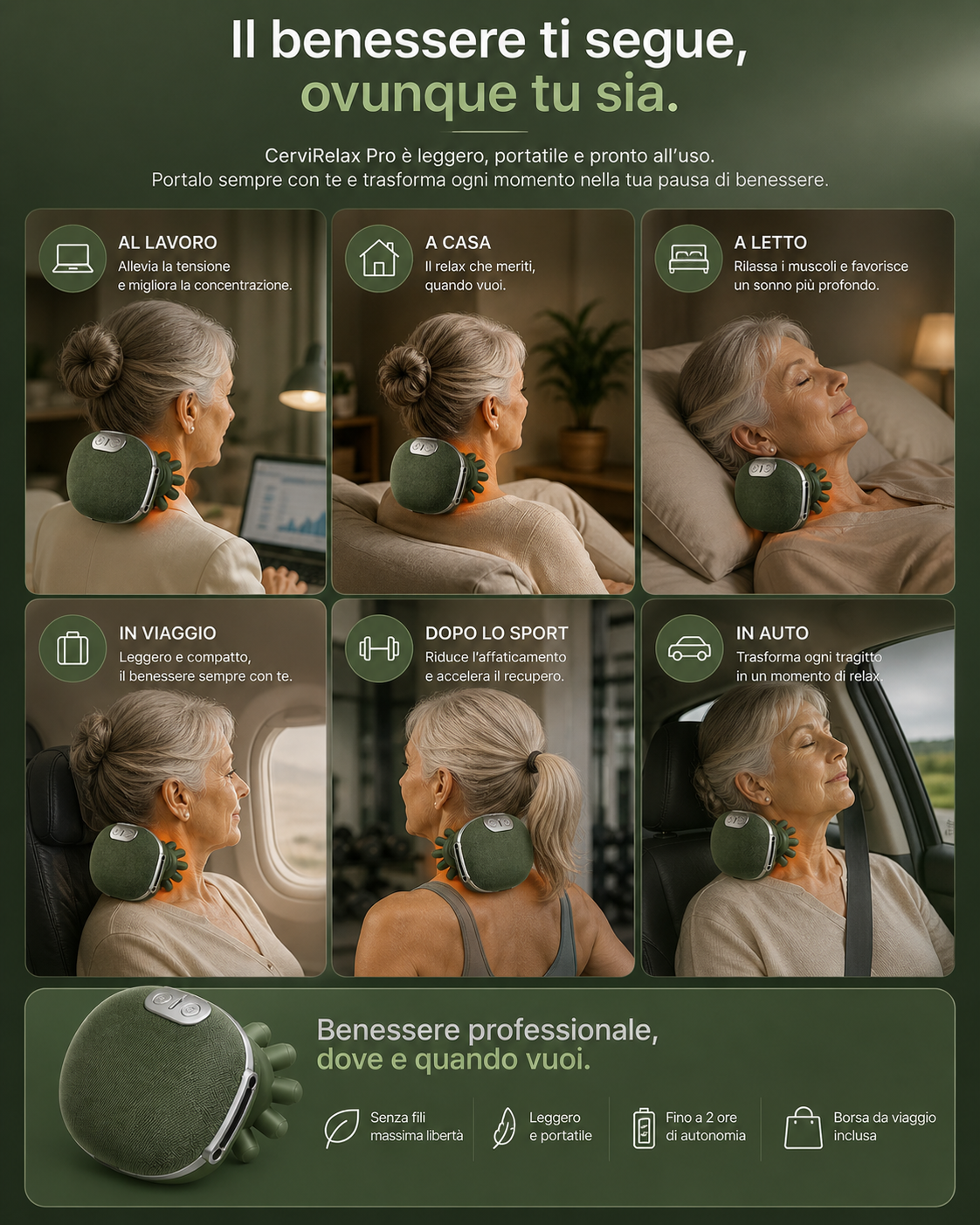 Cervirelax - Il Massaggiatore professionale per collo e articolazioni